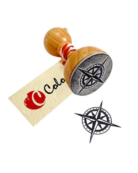 Stempel do nauki kierunków geograficznych