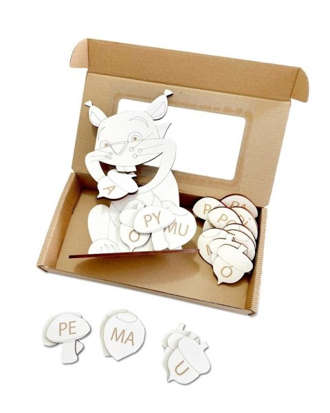 Sylabowe zwierzaki - wiewiórka sylabowa