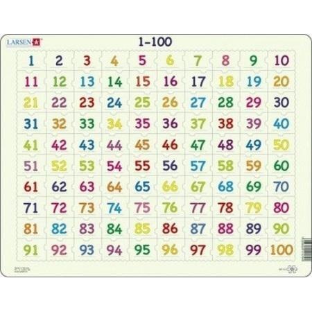 Układanka Liczymy do 100 Maxi