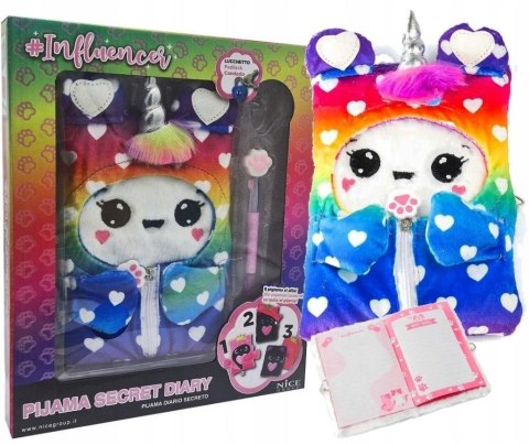 Pamiętnik Influencer tęcza w serca