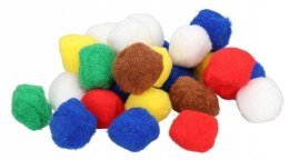 Pompony puszyste MIX 5cm 30szt