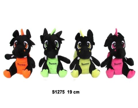 Smok "Kraków" czarny neonowy 19cm MIX