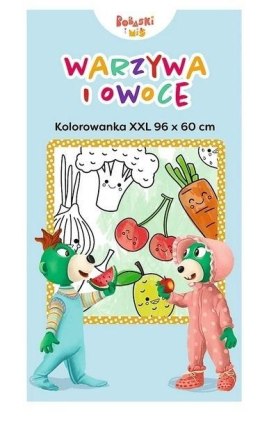 Kolorowanka XXL. Warzywa i owoce