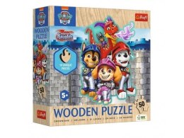 Puzzle konturowe 50 Przygody z Psim Patrolem TREFL
