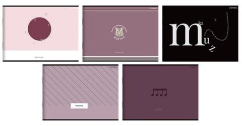 Zeszyt A5/16K pięciolinia Muzyka (20szt)