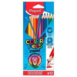Kredki Colorpeps Strong trójkątne 12 kolorów