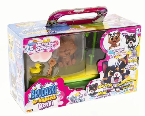 Brudaski w kąpieli Kotki - Lusia z wanną