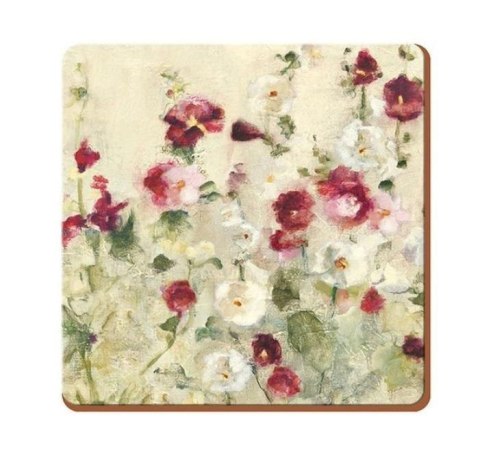 Podkładki pod kubek małe Makowa łąka 4szt