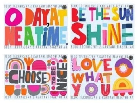 Blok techniczny A3/10K biały Okay! (10szt)