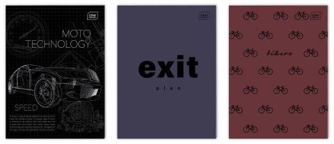 Zeszyt A4/60 kratka Boys (5szt)