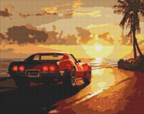 Diamentowa mozaika - Podróż przez wybrzeże 40x50cm