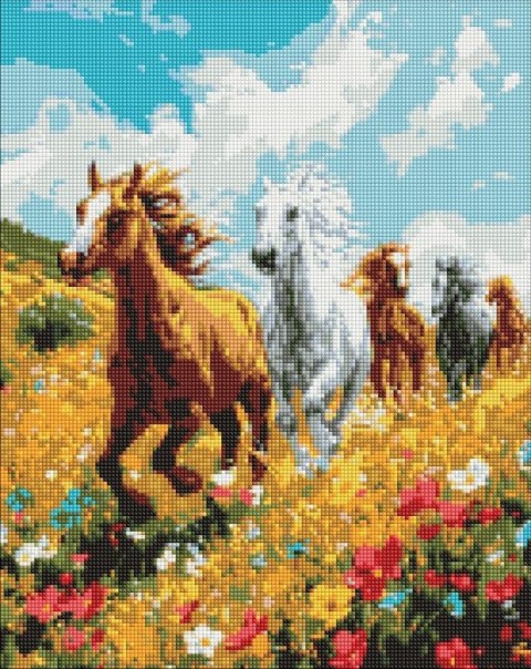 Diamentowa mozaika - Polowa harmonia 40x50cm