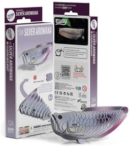 Ryba Arowana Srebrna Eugy. Eko Układanka 3D