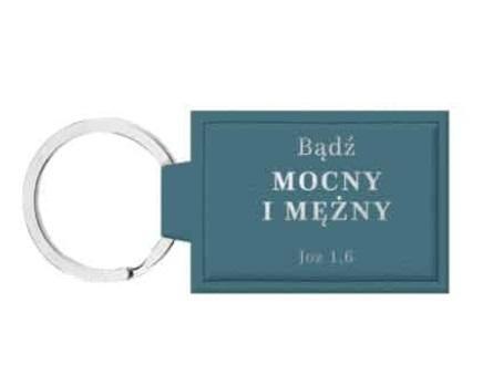 Brelok skórzany - Bądź mocny