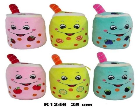 Kubek pluszowy 25cm MIX