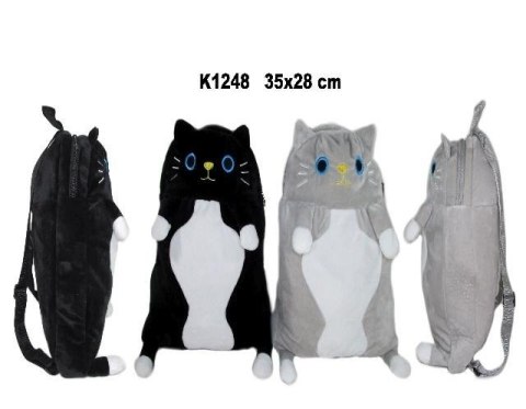 Plecak Kot 35x28cm MIX