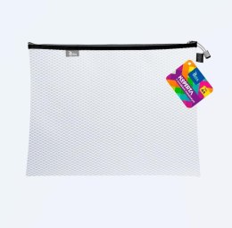 Koperta A4 z suwakiem metalalowym biała