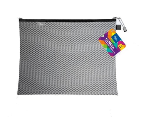 Koperta A4 z suwakiem metalalowym czarna