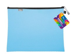 Koperta A4 z suwakiem metalalowym niebieska