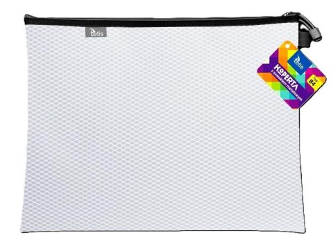 Koperta B4 z suwakiem metalalowym biała