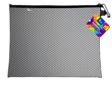 Koperta B4 z suwakiem metalalowym czarna