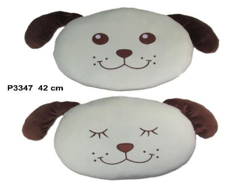 Poduszka pies kremowa 42cm MIX