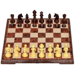 Szachy i warcaby 2w1 magnetyczne 31x31cm