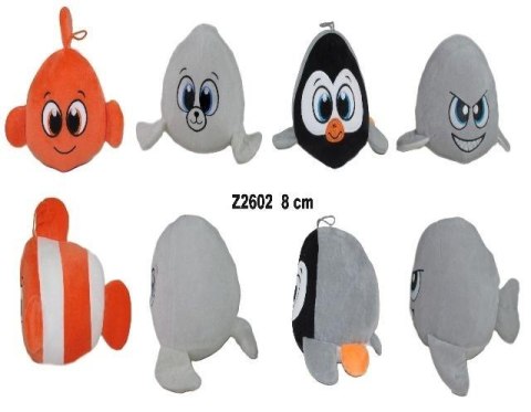 Zwierzęta morskie kula 8cm MIX