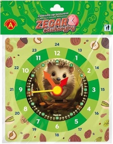 Zegar edukacyjny Jeż ALEX