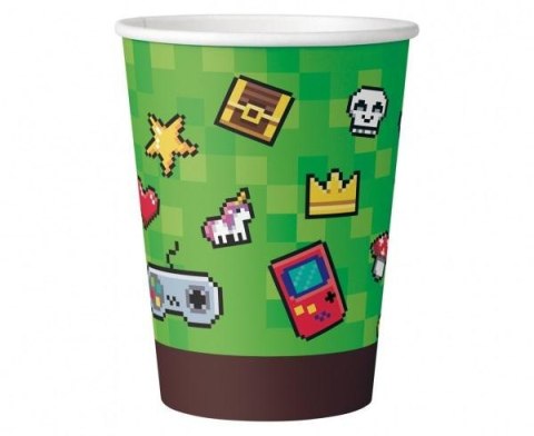 Kubeczki papierowe Game On 6szt