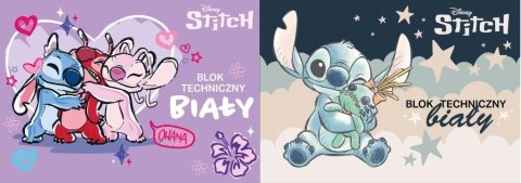 Blok techniczny biały A4/10K Stitch mix