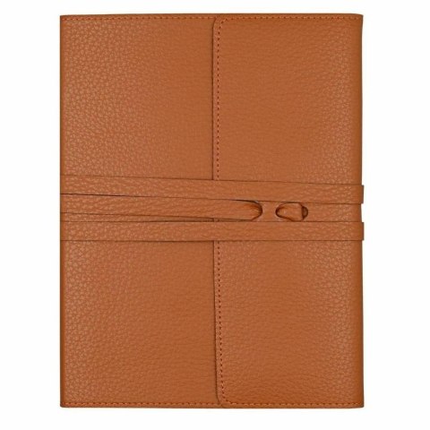 Notatnik wiązany ze sztucznej skóry