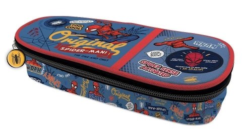 Piórnik szkolny z klapką Spider man