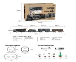 Kolejka dym, światło i dźwięk