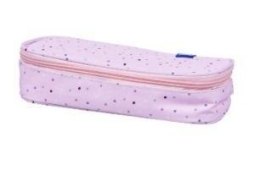 Piórnik z klapką różowy 24cm