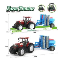 Traktor z siewnikiem pneumatycznym