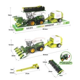 Zestaw kombajnów z belarką do słomy