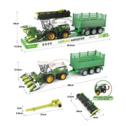 Zestaw kombajnów z przyczepą