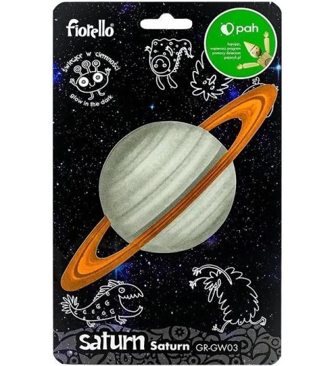 Naklejka fluorescencyjna Saturn 18,7x9cm