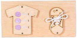 Nauka sznurowania i zapinania guzików