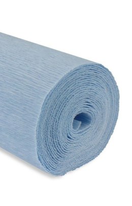 Krepina 50x250cm 180g jasna niebieska