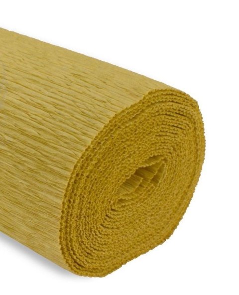 Krepina 50x250cm 180g musztardowa