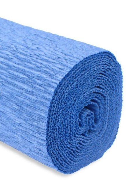 Krepina 50x250cm 180g niebieski lazur