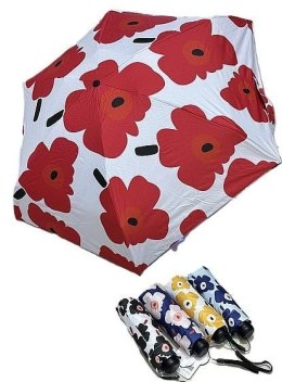 Parasolka kwiaty 50cm MIX