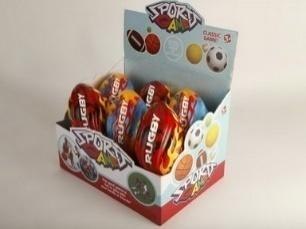 Piłeczka rugby 17x10cm mix