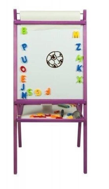 Tablica z rolką papieru dwustronna jasnofioletowa