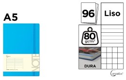 Notatnik A5/96K niebieski MIX
