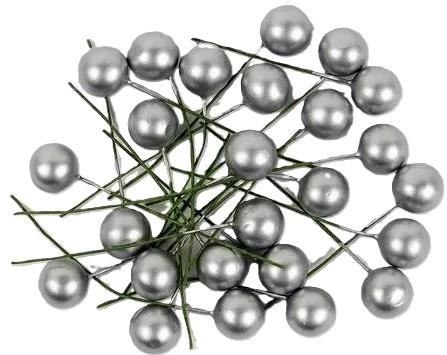 Owoce ostrzokerzewu srebrne 12cm