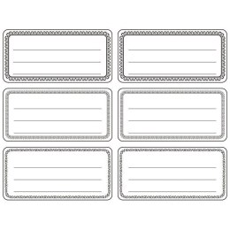 Naklejki na zeszyty biało czarne 144 sztuki