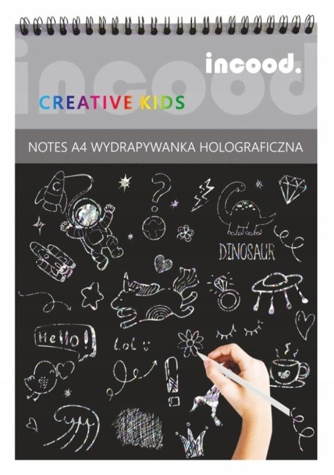 Notes wydrapywanka holograficzna A4